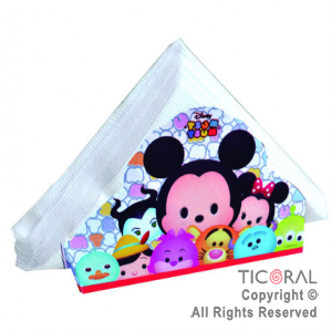 TSUM TSUM SERVILLETERO x 1 (15 SERVILLETAS)